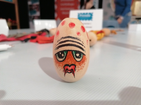 Marionetas de Vara - Dom Barom e Madame Arame Marionetas de Vara - Dom Barom e Madame Arame